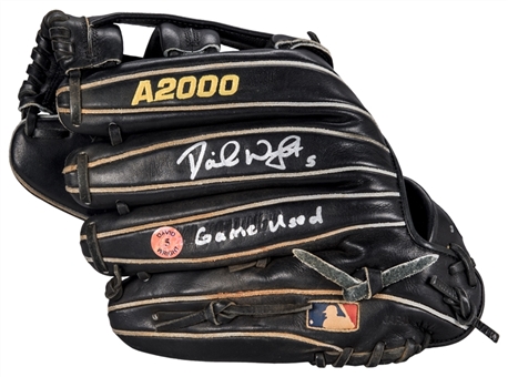 David Wright Game Used & Signed Wilson A2000 Fielding Glove (Wright LOA)